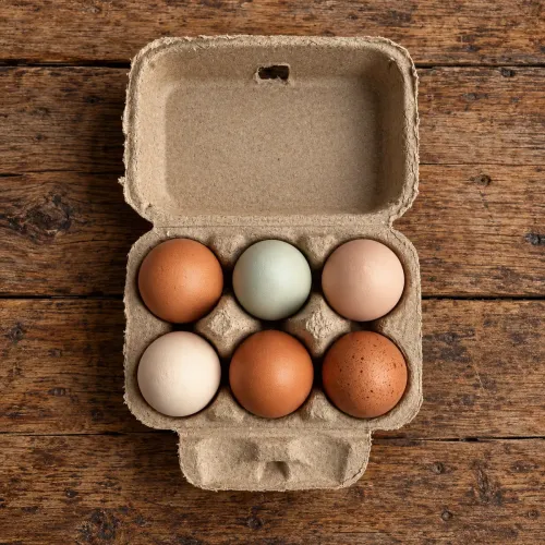 Huevos de gallinas felices (6 unidades)