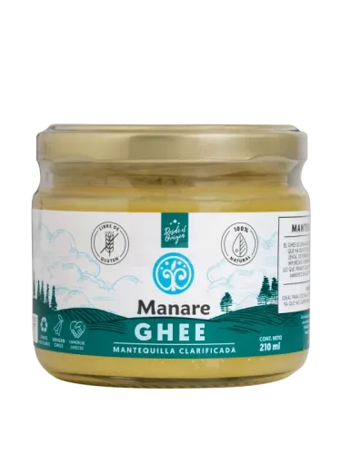 GHEE MANTEQUILLA CLARIFICADA MANARE 210 ML