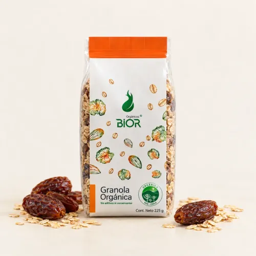 Granola Orgánica BIOR con Pasas 225 g