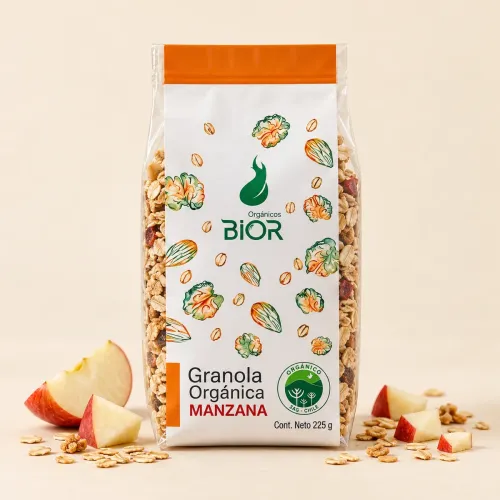 Granola Orgánica BIOR Manzana 225 g