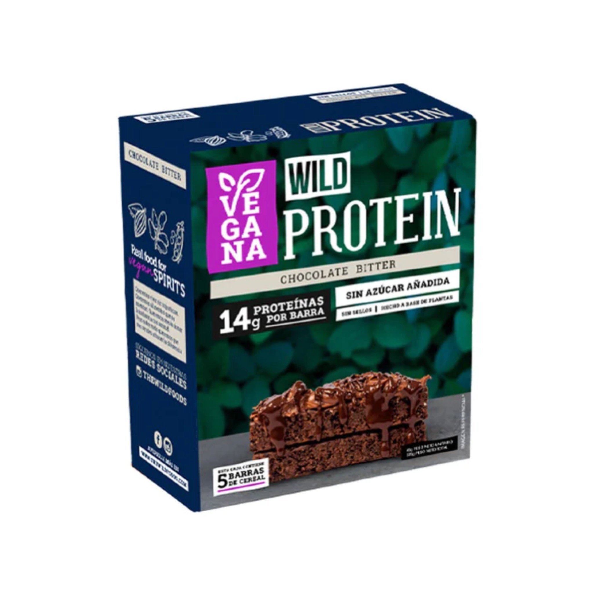 Wild Protein Vegana Chocolate Bitter  unidades