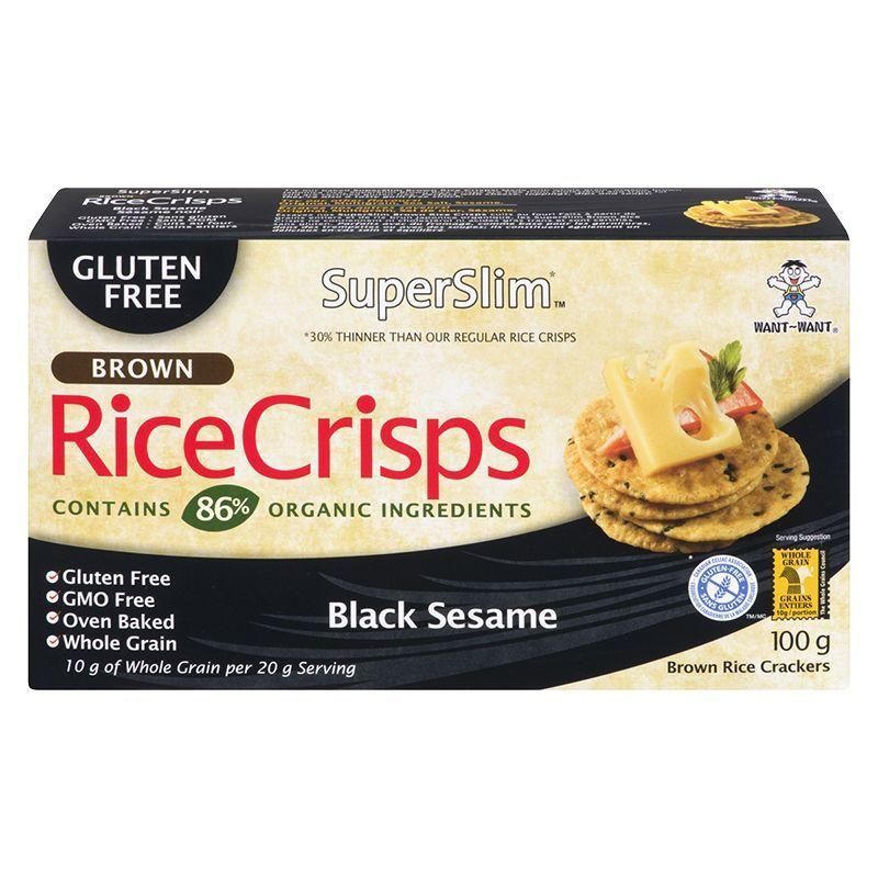 Rice Crisp Sésamo Negro 100 gr