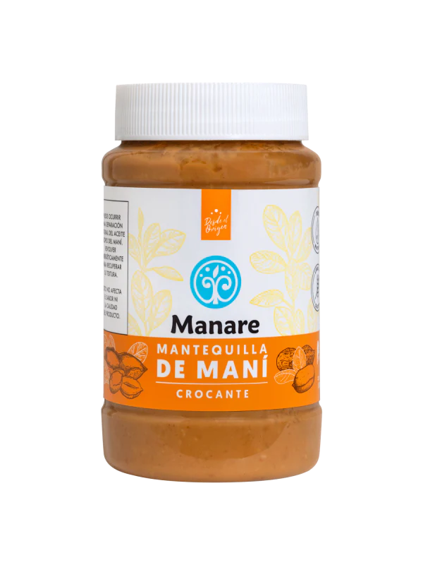 Mantequilla de Maní Crocante (500gr) Manare