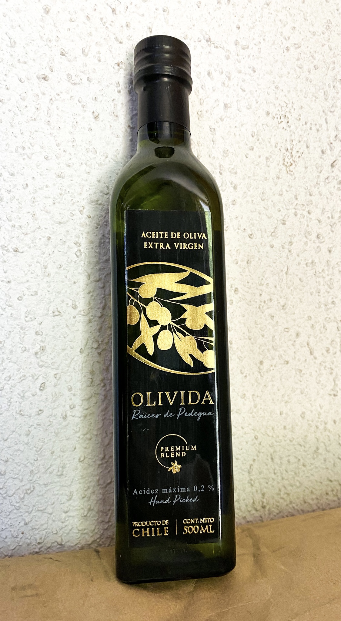 Aceite de oliva Blend Chileno  Olivida  500 ml